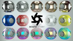Octane Render Pack 15 Realistic Materials Texture