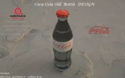  OLD COCA COLA BOTTLE DESIGN Low-poly 3D model