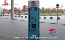   Old Pepsi Cola Coin Machine  DESIGN Low-poly 3D model