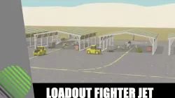 pack loadout fighter jet low poly Low-poly 3D model