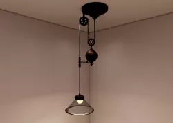 Pendant industrial style lighting -Revit 2018- 3D model