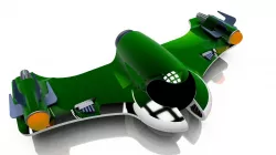 Picami MK One Spaceship Low-poly 3D model