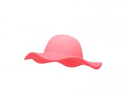 Pink Summer Hat 3D model