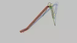 Playground Slide - Low-poly PBR Low-poly 3D model