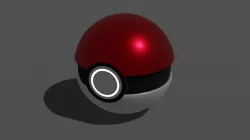 Pokeball 3D model