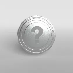 Question Mark Coin 002 Low-poly 3D model