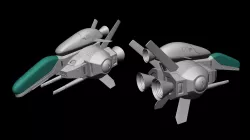 R-Type - Rwf-9A Arrowhead - Fighter unit 3D model