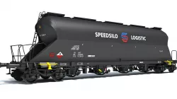 Railroad Silo Tank Train Car 3D model