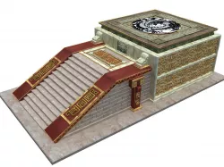 rsion of the building accessories - stairs altar 3D model