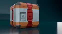 Sci-Fi Animated Lootbox Type4 Low-poly 3D model