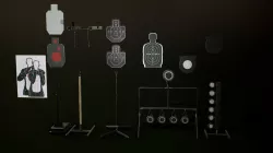 Shooting targets pack Low-poly 3D model