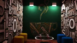 Small Space Coffee Corner Blocks 3D model