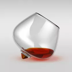 Spin Whisky Glass 3D model