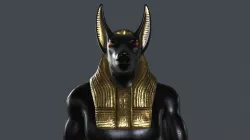 STUE-001 Anubis Statue 3D model