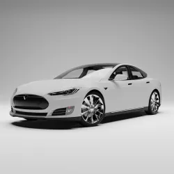 Tesla model S Car for Blender  3D model