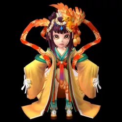 The characters of the game - Gongsunzhao 3D model