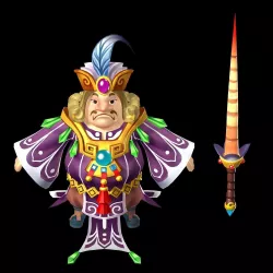 The characters of the game - Iksi 3D model