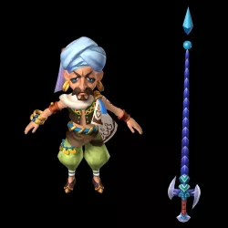 The characters of the game - Nemesis 3D model