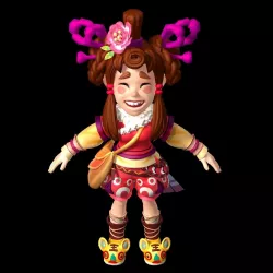 The characters of the game - stupid 3D model