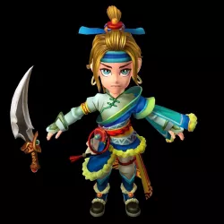 The characters of the game - Yeluqi 3D model
