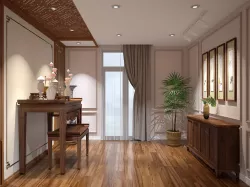 The villa tabernacle room 3d interior design scene 01 3D model