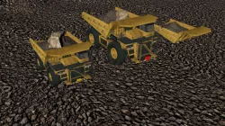 Truck Mining Camion minero mina cat Komatsu 3D model