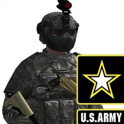 US Army Infantry with IOTV and FAST armor 3D model