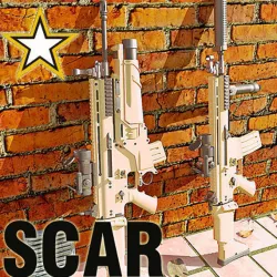 US Army SOF Combat Assault Rifle GEN III 3D model