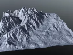 Valley - Scar 3D model