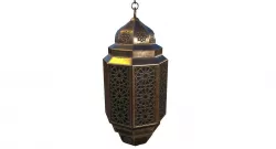 Vintage Lantern PBR Game Ready Low-poly 3D model
