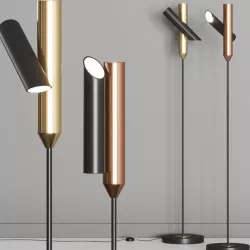West Elm Focus Led Floor Lamp 3D model