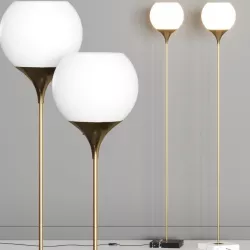 West Elm Slimline Torchiere Floor Lamp 3D model