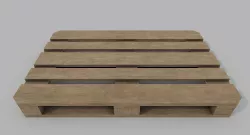 Wooden Pallet PBR  Low-poly 3D model