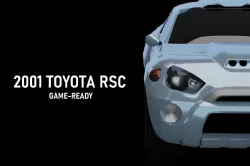 2001 Toyota RSC Concept  Low-poly 3D model
