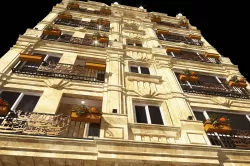 3d model of a stone facade apartment with full details 3D model