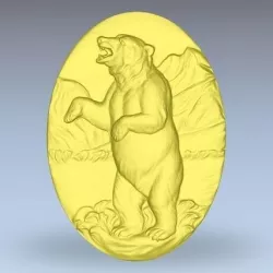  3D STL base-relief sculpture model for CNC  A015 3D model
