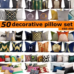 50 Decorative set pillow 450-499 3D model