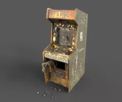 Abandoned Arcade Machine 3D model