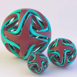 abstract object 3D model