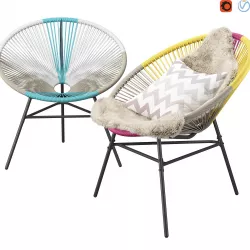 Accent Chairs 3D model