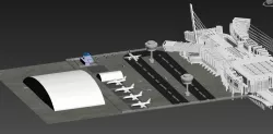 airport 3D model
