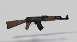 AK47 Gun 3D model