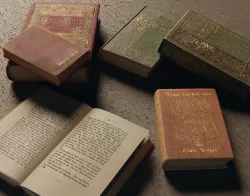ancient books Low-poly 3D model