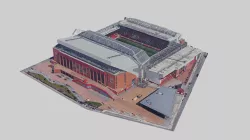 Anfield Stadium - Liverpool FC 3D model