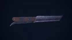 Apocalyptic Knife Low-poly 3D model