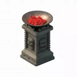 Army camp ancient battlefield - brazier 3D model