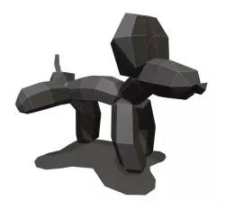Baloon dog pissing 3D model