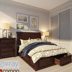  Bedroom Thomas Cole Designs 3D model