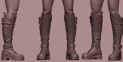 boots 3D model