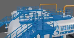 C1-separator of Oil refinery 3D model